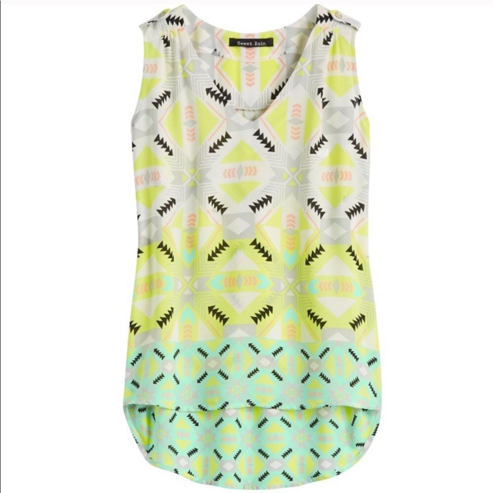Alice Blue for Stitch Fix Aztec Top Size Small